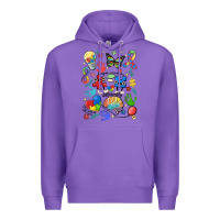 Purple somebody's loud & proud autism mama Premium Hoodie - MaliasSmallBusiness
