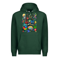 Sports Green somebody's loud & proud autism mama Premium Hoodie - MaliasSmallBusiness