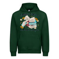 Forest Green reading is dreaming with your eyes open Urban Hoodie - MaliasSmallBusiness