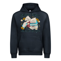 Navy reading is dreaming with your eyes open Urban Hoodie - MaliasSmallBusiness