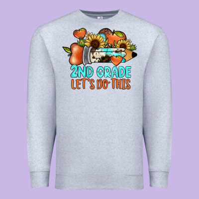 2nd Grade Let S Do This Premium Sweatshirt Designed By Jahusdesignshop