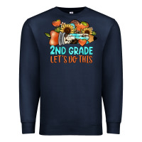 Navy 2nd grade let s do this Premium Sweatshirt - JahusDesignShop