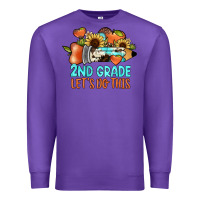 Purple 2nd grade let s do this Premium Sweatshirt - JahusDesignShop