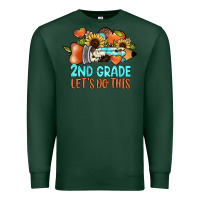 Sports Green 2nd grade let s do this Premium Sweatshirt - JahusDesignShop
