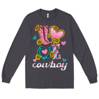 Smoke love western cowboy Long Sleeve Tee - texasbilliewilder
