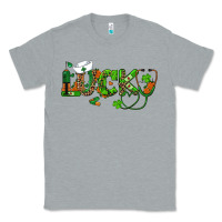 Heather Grey st patricks day lucky nurse Classic Tee - RanaPortraitStore