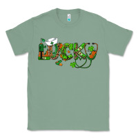 Sage st patricks day lucky nurse Classic Tee - RanaPortraitStore