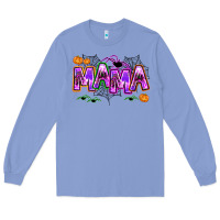 Colony Blue halloween mama Long Sleeve Tee - AdoDesignShop