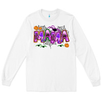 White halloween mama Long Sleeve Tee - AdoDesignShop