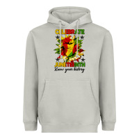 Moon Dust celebrate juneteenth know your history Heavyweight Hoodie - HRA Design Shop