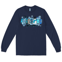 Navy it's freezing season Long Sleeve Tee - Zillion Design Studio