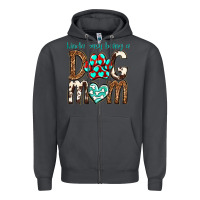 Smoke kinda busy being a dog mom Zipper Hoodie - texasbilliewilder