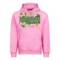 Fuchsia Pink my class is full of lucky charms Urban Hoodie - MaliasSmallBusiness
