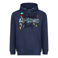 Navy i teach au some kids Heavyweight Hoodie - CowhideDigitalArt