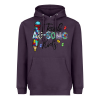 Plum i teach au some kids Heavyweight Hoodie - CowhideDigitalArt