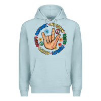 Blue Mist advocate inclusion equity equality accept adapt Premium Hoodie - MaliasSmallBusiness