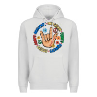 Dove Grey advocate inclusion equity equality accept adapt Premium Hoodie - MaliasSmallBusiness