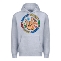 Heather Grey advocate inclusion equity equality accept adapt Premium Hoodie - MaliasSmallBusiness
