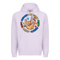 Lilac advocate inclusion equity equality accept adapt Premium Hoodie - MaliasSmallBusiness