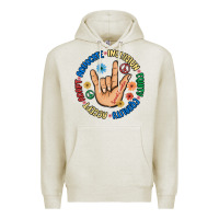 Oatmeal Heather advocate inclusion equity equality accept adapt Premium Hoodie - MaliasSmallBusiness