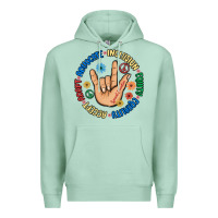 Seafoam advocate inclusion equity equality accept adapt Premium Hoodie - MaliasSmallBusiness