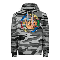 Slate Camo advocate inclusion equity equality accept adapt Premium Hoodie - MaliasSmallBusiness