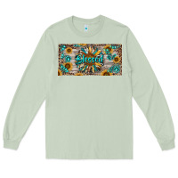 Matcha Blessed With Sunflower And Gemstone Long Sleeve Tee - RanaPortraitStore
