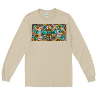 Mushroom Blessed With Sunflower And Gemstone Long Sleeve Tee - RanaPortraitStore