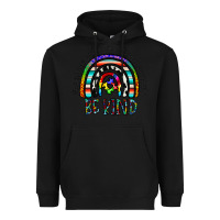 Black in a world where you can be anything be kind Heavyweight Hoodie - CowhideDigitalArt