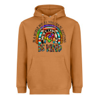 Meerkat in a world where you can be anything be kind Heavyweight Hoodie - CowhideDigitalArt