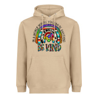 Mushroom in a world where you can be anything be kind Heavyweight Hoodie - CowhideDigitalArt
