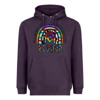 Plum in a world where you can be anything be kind Heavyweight Hoodie - CowhideDigitalArt