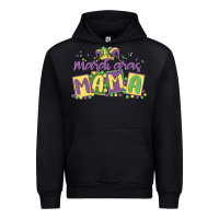 Black mardi gras mama Urban Hoodie - MaliasSmallBusiness