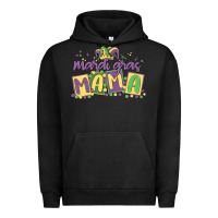 Pigment Black mardi gras mama Urban Hoodie - MaliasSmallBusiness