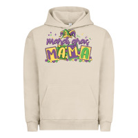 Pigment French Oak mardi gras mama Urban Hoodie - MaliasSmallBusiness