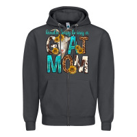 Smoke kinda busy being a goat mom Zipper Hoodie - texasbilliewilder