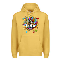 Antique Gold be kind Premium Hoodie - MaliasSmallBusiness