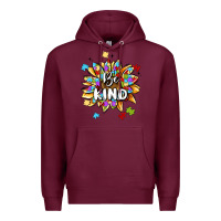 Burgundy be kind Premium Hoodie - MaliasSmallBusiness