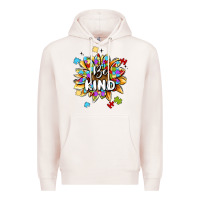 Pale Pink be kind Premium Hoodie - MaliasSmallBusiness