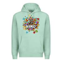 Seafoam be kind Premium Hoodie - MaliasSmallBusiness