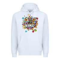 White be kind Premium Hoodie - MaliasSmallBusiness