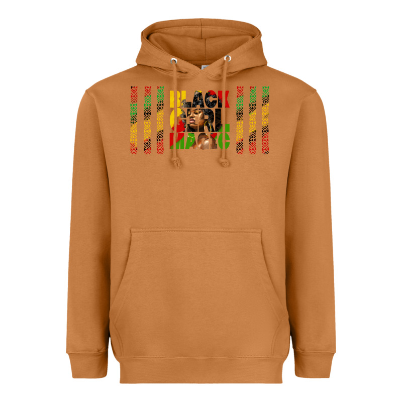 Black Girl Magic Libbey Glass Heavyweight Hoodie by HRA Design Shop | Teevron