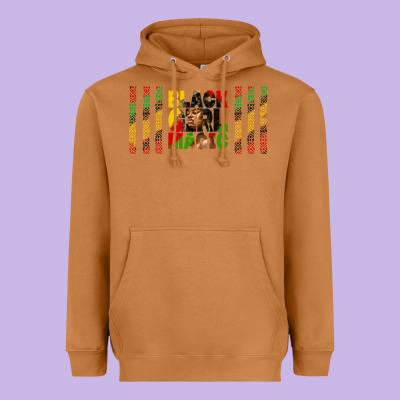 Black Girl Magic Libbey Glass Heavyweight Hoodie Designed By Hra Design Shop