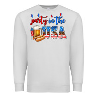 Dove Grey party in the usa Premium Sweatshirt - AdoDesignShop