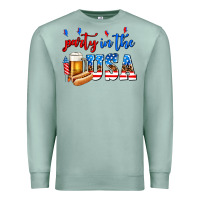 Seafoam party in the usa Premium Sweatshirt - AdoDesignShop
