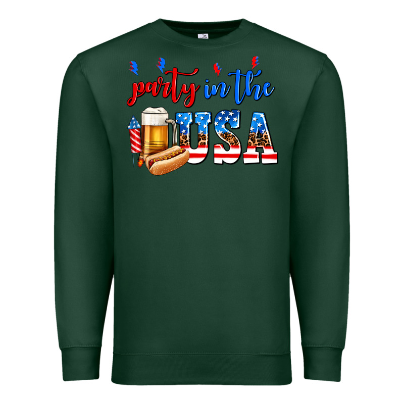 Party In The Usa Premium Sweatshirt by AdoDesignShop | Teevron