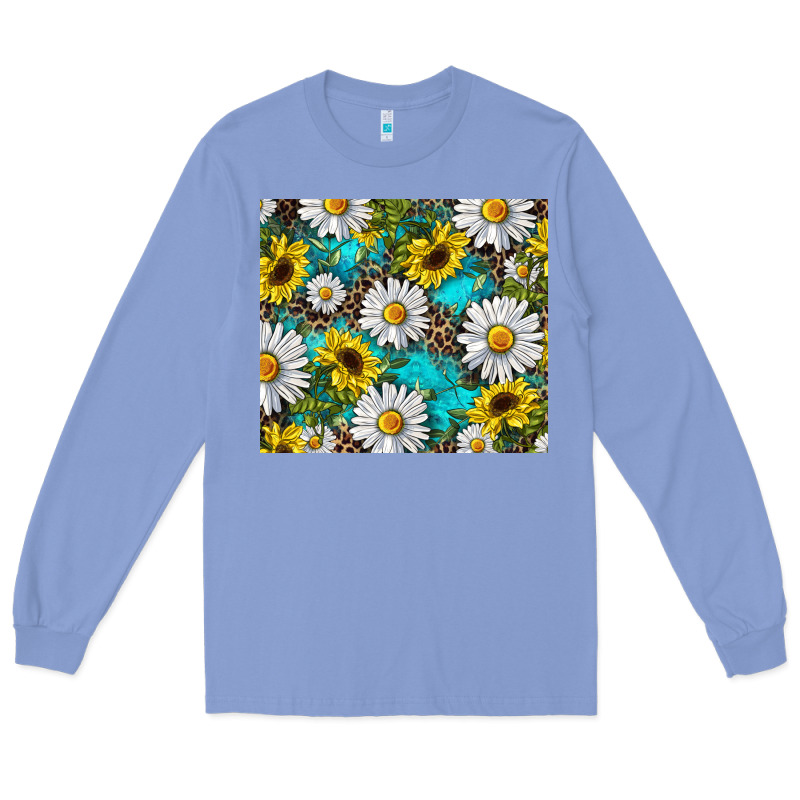Daisy And Sunflower Long Sleeve Tee by RanaPortraitStore | Teevron