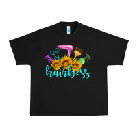 Black hairboss western sunflowers hairdresser Urban Heavy Tee - Artiststas