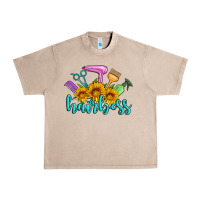 French Oak hairboss western sunflowers hairdresser Urban Heavy Tee - Artiststas