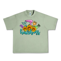 Oil Green hairboss western sunflowers hairdresser Urban Heavy Tee - Artiststas